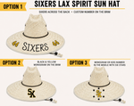 Load image into Gallery viewer, SIXERS Lax Sun Hats with Black Rope
